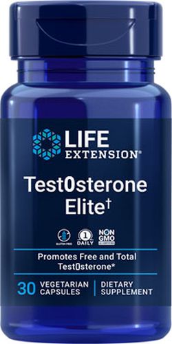 Life Extension Test0steron EIite, 30 rostlinných kapslí