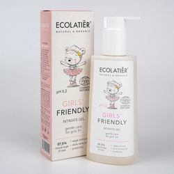 ECOLATIER - Intimní krémové mýdlo pro dívky 3+, 150 ml