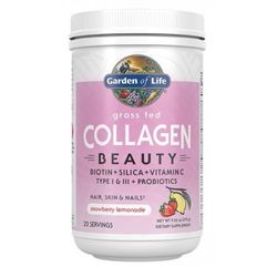 Garden of Life Collagen Beauty (Kolagen - Kolagenní peptidy), Jahoda, 270 g