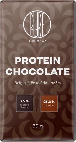 BrainMax Pure Protein chocolate hořká, 80 g