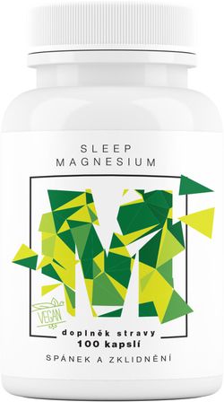 BrainMax Sleep Magnesium, 800 mg, 100 kapslí