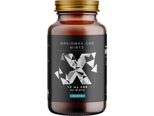 BrainMax CBD Mints 15 mg, 60 bonbónů