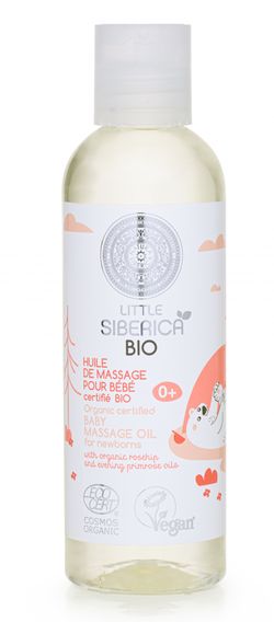 Little siberica - organický certifikovaný dětský masážní olej pro novorozence, 200ml