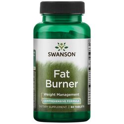 Swanson Fat Burner, Spalovač tuku/Urychlovač metabolismu, 60 tablet