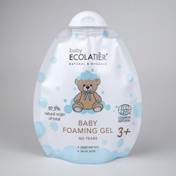 ECOLATIER - Dětský pěnivý mycí gel 3+ - náhradní náplň, 250 ml