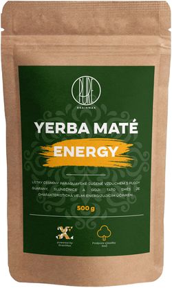 BrainMax Pure Organic Yerba Maté - Energy, 500 g