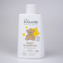 ECOLATIER - Dětský šampón 2v1 - snadné rozčesávání 3+, 250 ml