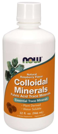 NOW® Foods NOW Colloidal Minerals, Malina (koloidní minerály), 946 ml