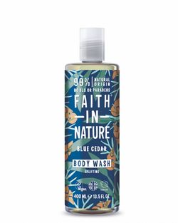 Faith in Nature Faith For Men - Přírodní sprchový gel Modrý cedr 400ml