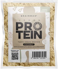 BrainMax Vegan protein, Kokos, slazeno stévií
