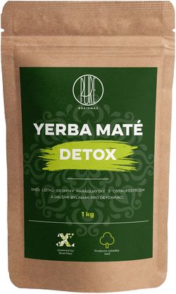 BrainMax Pure Organic Yerba Maté - Detox, 1000 g