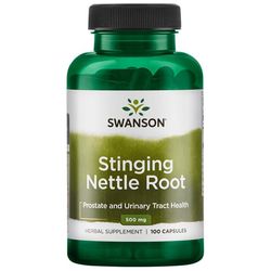 Swanson Stinging Nettle (Kopřiva dvoudomá kořen), 500 mg, 100 kapslí