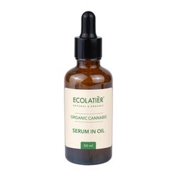 ECOLATIER - Sérum na obličej na olejové bázi - Pevnost a tón pleti - Organic Cannabis, 50 ml