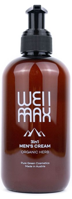 WellMax Pánský krém 3v1, 250 ml