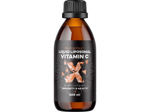 BrainMax - Liquid Liposomal Vitamin C, Tekutý Lipozomální Vitamín C, 200 ml