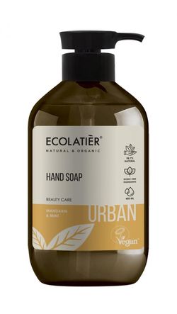 ECOLATIER URBAN - Tekuté mýdlo na ruce – Mandarinka a Máta, 400 ml