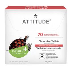 Attitude - Tablety do myčky bez fosfátů, 70 dávek