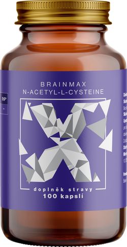 BrainMax N-Acetyl-L-Cysteine, NAC, 950 mg, 100 rostlinných kapslí