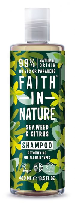 Faith in Nature - Přírodní šampon s mořskou řasou, 400 ml