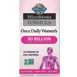 Garden of life Dr. Formulated Probiotics once daily Women's (probiotika pro ženy), 50 mld. CFU, 16 kmenů, 30 rostlinných kapslí
