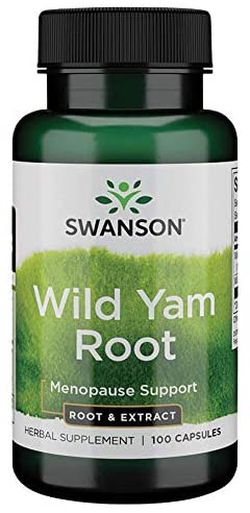 Swanson Wild Yam Root (Smldinec chlupatý), 100 kapslí