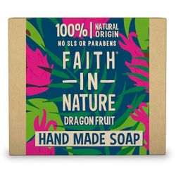 Faith in Nature - Dračí ovoce rostlinné tuhé mýdlo, 100g