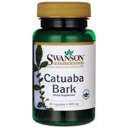 Swanson Catuaba Bark, 465 mg 60 kapslí