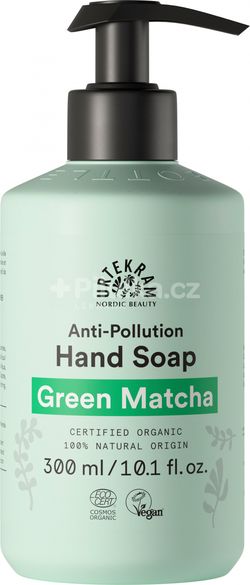 URTEKRAM - Tekuté mýdlo na ruce Matcha, 300 ml, BIO *CZ-BIO-001 certifikát