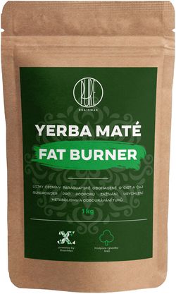 BrainMax Pure Organic Yerba Maté - Fat Burner 1000 g