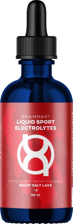 BrainMax Liquid Sport Electrolytes, Elektrolyty pro každý den, 120 ml Minerály pro sport v tekuté formě