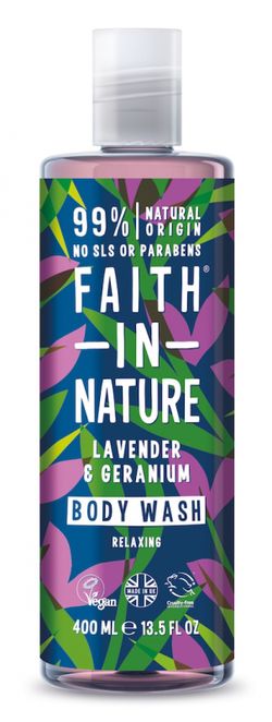 Faith in Nature - Přírodní sprchový gel Levandule 400ml
