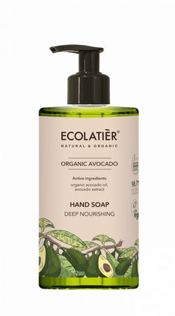 ECOLATIER - Tekuté mýdlo na ruce, intenzivní výživa - AVOKÁDO, 460 ml