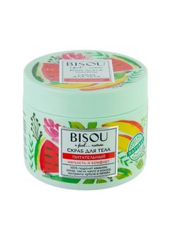 BISOU - Vyživující tělový peeling meloun a mango, 350ml