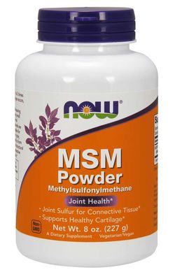 NOW® Foods NOW MSM Methylsulfonylmethan, Powder 227g