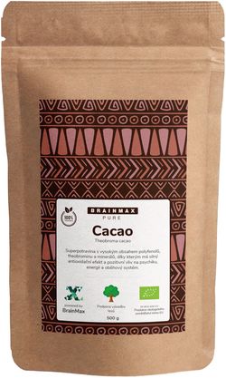BrainMax Pure Organic Cacao, Bio Kakao z Peru, 1000 g