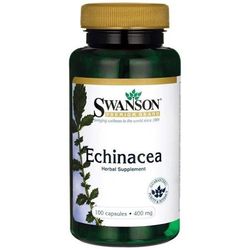 Swanson Echinacea (Třapatka nachová), 400 mg,  100 kapslí