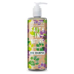Faith in Nature - Levandulový šampon pro psy - pro silně zašpiněnou srst, 400ml